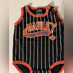 Harley Davidson onesie
